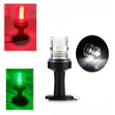 2nm DC12V Marine All Around Green LED Stern Lamp 360 Degree Navigation Light