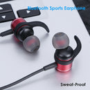 Deep Bass Stereo Wireless Earbuds Sweat-Proof Bluetooth Earphone Sports Outdoor