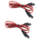 18AWG 1M Battery SAE To SAE DC Power Automotive Connector Cable for Cigarette x2