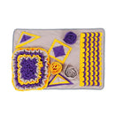 Pet Dog Sniffing Mat Find Food Activity Training Blanket Play Toys Dog Mat