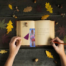 DIY Flower Special Shaped Diamond Painting Leather Tassel Bookmark Gifts