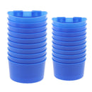 30x  Pigeon Parrot Chick Coop Feeder Cups Drinker Bowls Sand Cups
