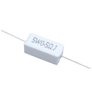 10 Pcs Axial Lead Ceramic Cement Resistor 0.5 Ohm 5W X2G4