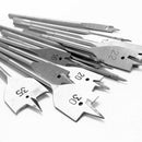 13Pcs Flat Spade Drill Bits Set Metal Bit Kit Hex Shank Woodworking Tool Ac K3S5