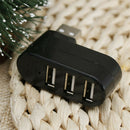 Creative 3-Port USB 2.0 180 Degree Rotatable Hub Splitter USB Data Transfer