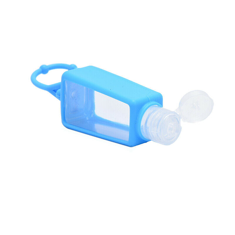 30ML Portable Plastic Refillable Empty Bottle Liquid Bottle with Silicone Hol Bj