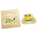 Infant Teaching Aids Toddler Life Cycle Of Puzzles Multi-Layer Grow Up Puzz H8F9