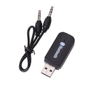 3.5mm Stereo Audio Music Speaker Receiver Adapter Dongle USB Bluetooth Wire A