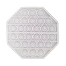 Autism Push Bubble Sensory Toys Relief Stress Squeeze Toys (White)