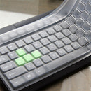 Universal Silicone Desktop Computer Keyboard Cover Skin Protector Film Cover =TO