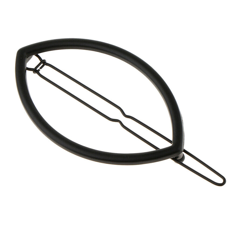 Women's Metal Leaf Shaped Straight Hair Clip