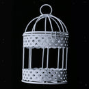 4pcs 7cm Garden Wall Art Metal Frame Birdcage Shape Metal Planter Craft DIY