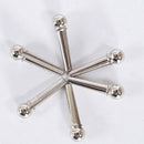 6Pcs 28mm Copper Bridge Pins For Acoustic Guitar Replacement Instrument Parts