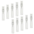10Pcs Glass Perfume Empty Bottle Atomizer Pump Sprayer Refillable Travel 5ml