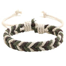 DIY Handmade Weave Rope Bracelet Colorful Ethnic Bangles Jewelry (Style 4) A