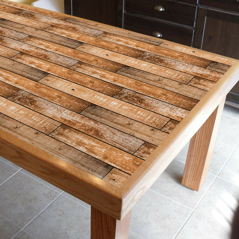 Natural Wood Timber Plank Effect Self-adhesive Stickers Wall Tile Decor 012