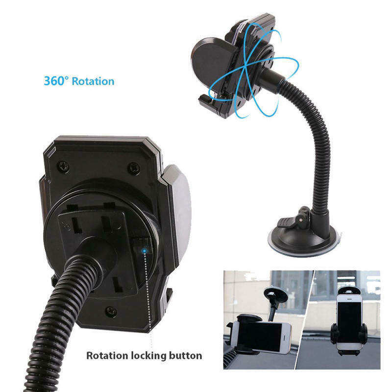 1* Mobile Phone Car Buckle Rack Stand Holder Bracket 360 Degree Rotating HWC