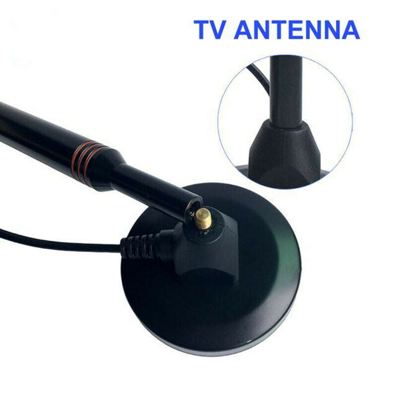 Digital Indoor Amplified TV Antenna 200 Miles HDTV With Amplifier VHF/UHFB Hn