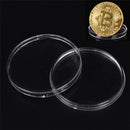 Coins Boxes 40mm Transparent Protect Holder Box Case Storage Collecting nwJ Gw
