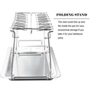 Bbq Chicken Leg Wing Grill Cooking Rack 14 Slots Bbq Poultry Chicken Leg Ro