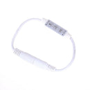Mini 3 Key Dimmer Controller Adapter For Single Color 3528 5050 LED Strip Lig BX
