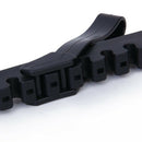1 Pair Plastic Ice Hockey Skate Blade Guards Covers Adjustable (Black)