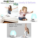 Kids Child Alarm Clock Colorful Night Light Digital Wake Up Clock Home Decor