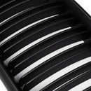 1Pair Car Matte Black Front Bumper Intake Double Slat Grille for Bmw E36 19