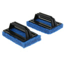 2Pcs Plastic Handle Portable Sponge Kitchen Glass Tile Magic Cleaner Cleaning