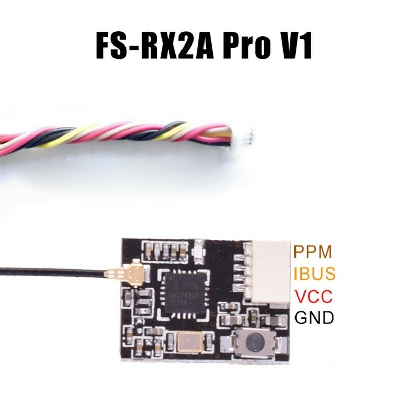 2.4G Receiver Receiving Module FS-RX2A Pro V1 Photography Module for FS-I6/ S5H6