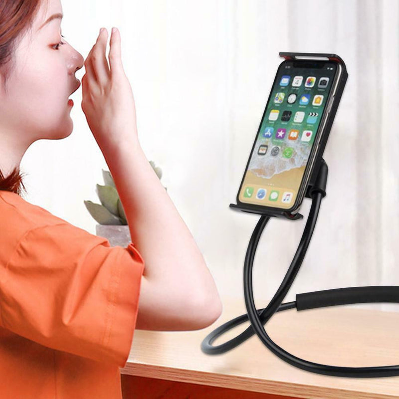 Lazy Necklace Hanging Mobile Phone Holder Portable Flexible Tablet Stand Bracket
