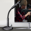 USB Mini Condenser Microphone Stand Desktop Recording Mic For PC Desktop Laptop