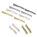 12x Hair Clips Alligator Barrette Clip With Teeth No Slippery Duckbill Clip