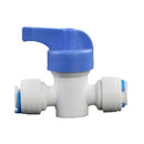 Ball Valve for RO Water Tank Quick Connect Fitting 1/4" Reverse Osmosis Filter
