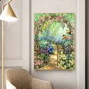 5D DIY Diamond Painting Manor Full Round Rhinestone Picture Home Wall Decor
