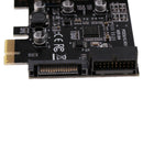 Hot USB 3.1 Type C Port PCI-E Expansion Adapter Card for Vista Win 7