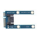 mSATA to SATA Hard Disk Converter Card Supports Full&Half height Riser
