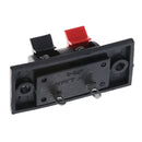 2Pcs 2 Positions Connector Terminal Push in Audio Speaker Terminals Cy