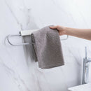Nordic Stainless Steel Storage Rack Towel Holder Wall Mounted Hook Clothes
