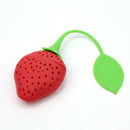 2X Silicone Teeth Tea Filter Tea Strainer Strainer Strawberry Teaspoon Tea Eggs
