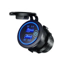 Mobile Phone Car Charger Motorcycle Universal Fast Dual USB Quick Charge 3.0