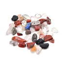 50G Natural Colorful Quartz Crystal Mini Stone Rock Chips Specimens Healing M&O
