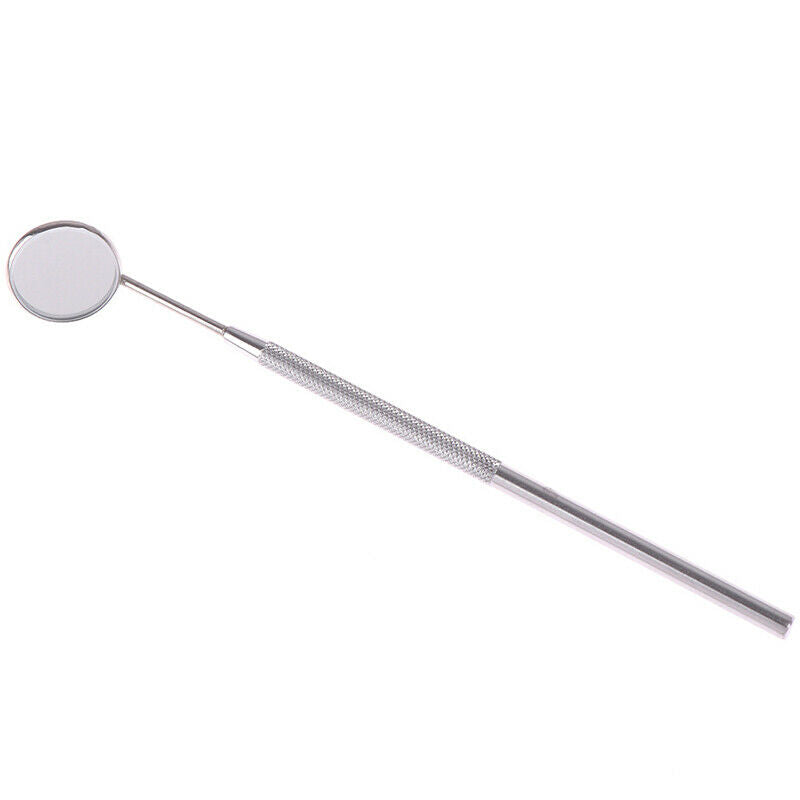 Stainless Steel Makeup Mirror Checking Eyelash Extension Dental Oral Mirror  Kw