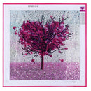 Purple Love Heart Tree Landscape Diy 5D Diamond Embroidery Crystal Full Spe