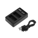 Np-W126 Usb Lcd Display Dual Port Battery Charger For Fujifilm Hs30Exr Hs33