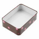 Retro Tin Small Rectangular Iron Storage Jars Jewelry Box Home Decoration G S6U9