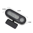 Digital LCD Table Auto Car Dashboard Desk Time Display Small Thermometer Clock