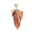 Trendy Fashion Geometric Mixed Color Series Raffia Fringed Tassel Hanging E