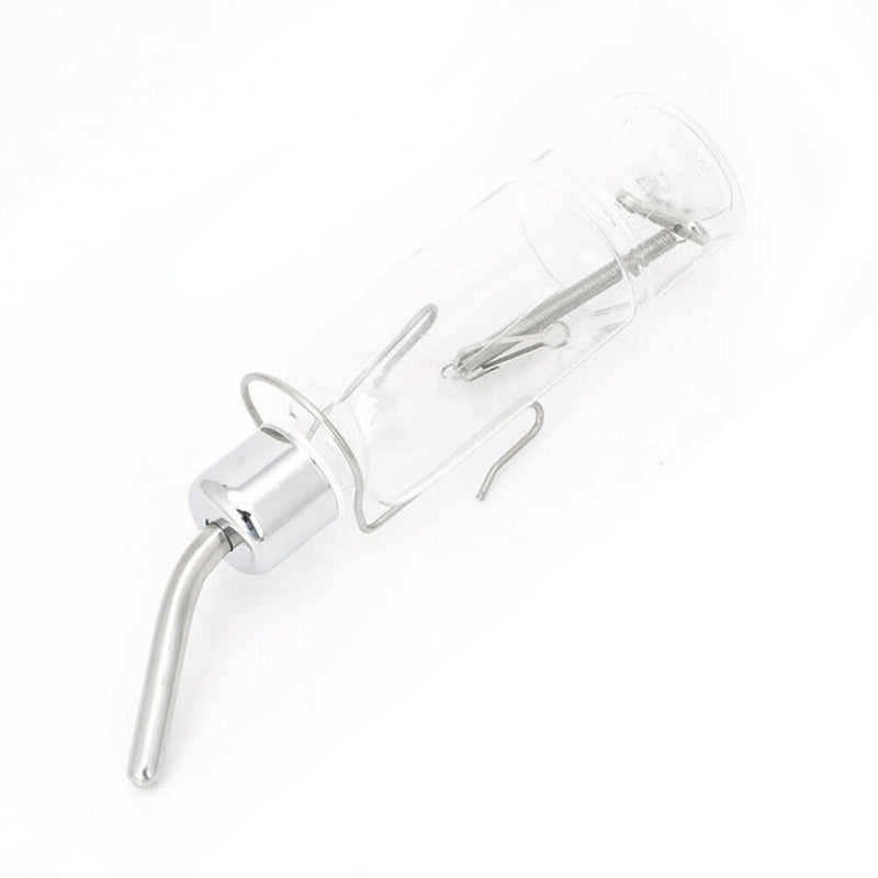 Stainless Steel 180ml Drinking Straws Water Bottle Feeder Pet Rat Hamster Rabbit