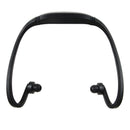 Sport Headset Headphone Card Earphone MP3 Music Player Micro SD TF (Black A